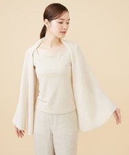 GBSJW02290 Sybilla(シビラ) ペーパーヤーンドレープジレ アイボリー