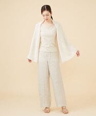 GBSJW02290 Sybilla(シビラ) ペーパーヤーンドレープジレ アイボリー