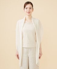 GBSJW02290 Sybilla(シビラ) ペーパーヤーンドレープジレ アイボリー