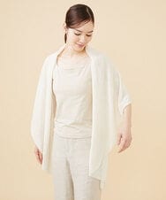GBSJW52290 Sybilla(シビラ) リネン混ドレープニットジレ アイボリー