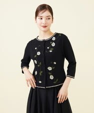 ローズ刺繍カーディガン(カーディガン) | Sybilla(シビラ