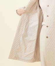 GBUAB04900 Sybilla(シビラ) トライアングルキルトロングコート ベージュ