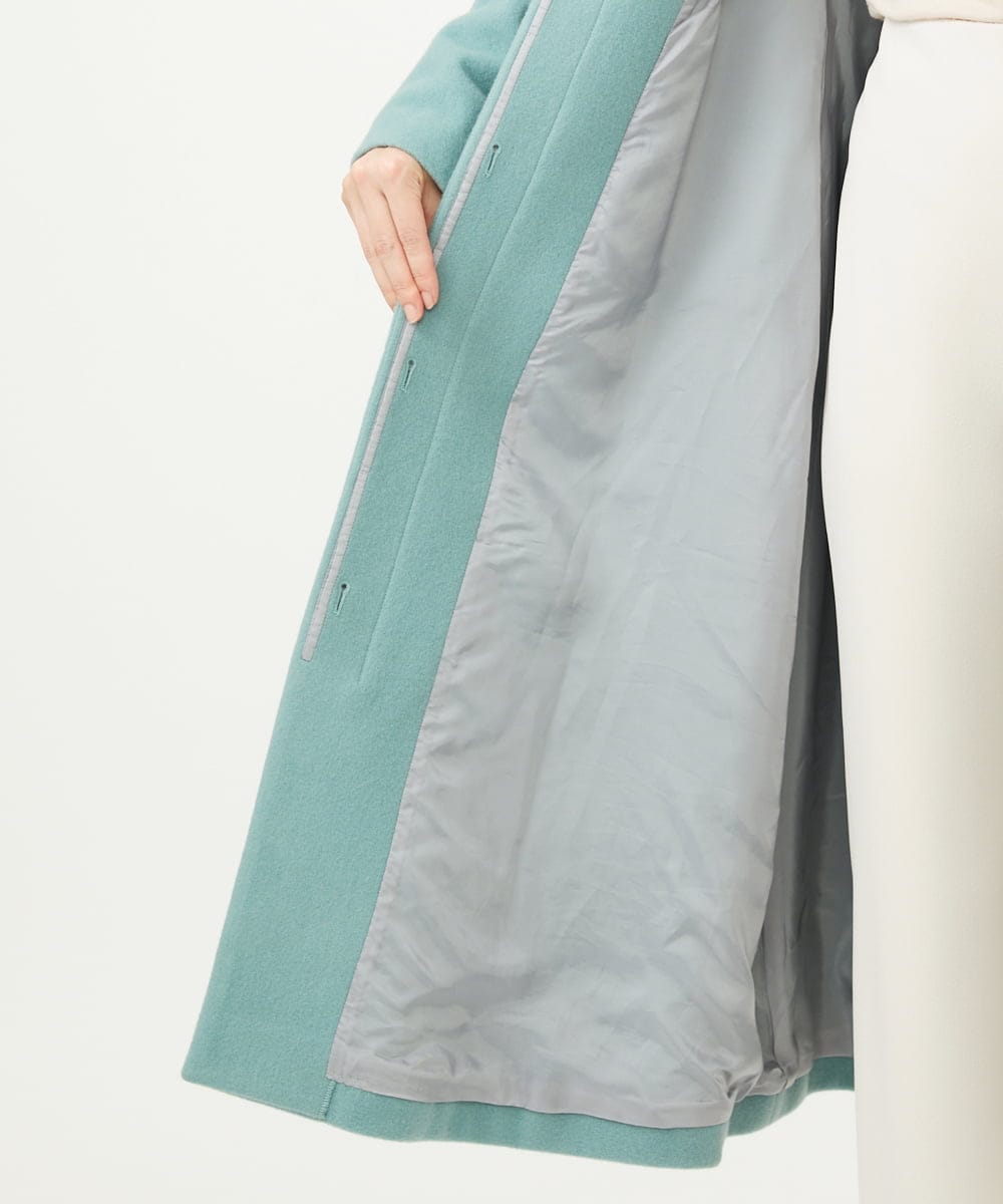 GBUAF31900 Sybilla(シビラ) 【早割10%OFF】メルトンドレスコート ライトブルー