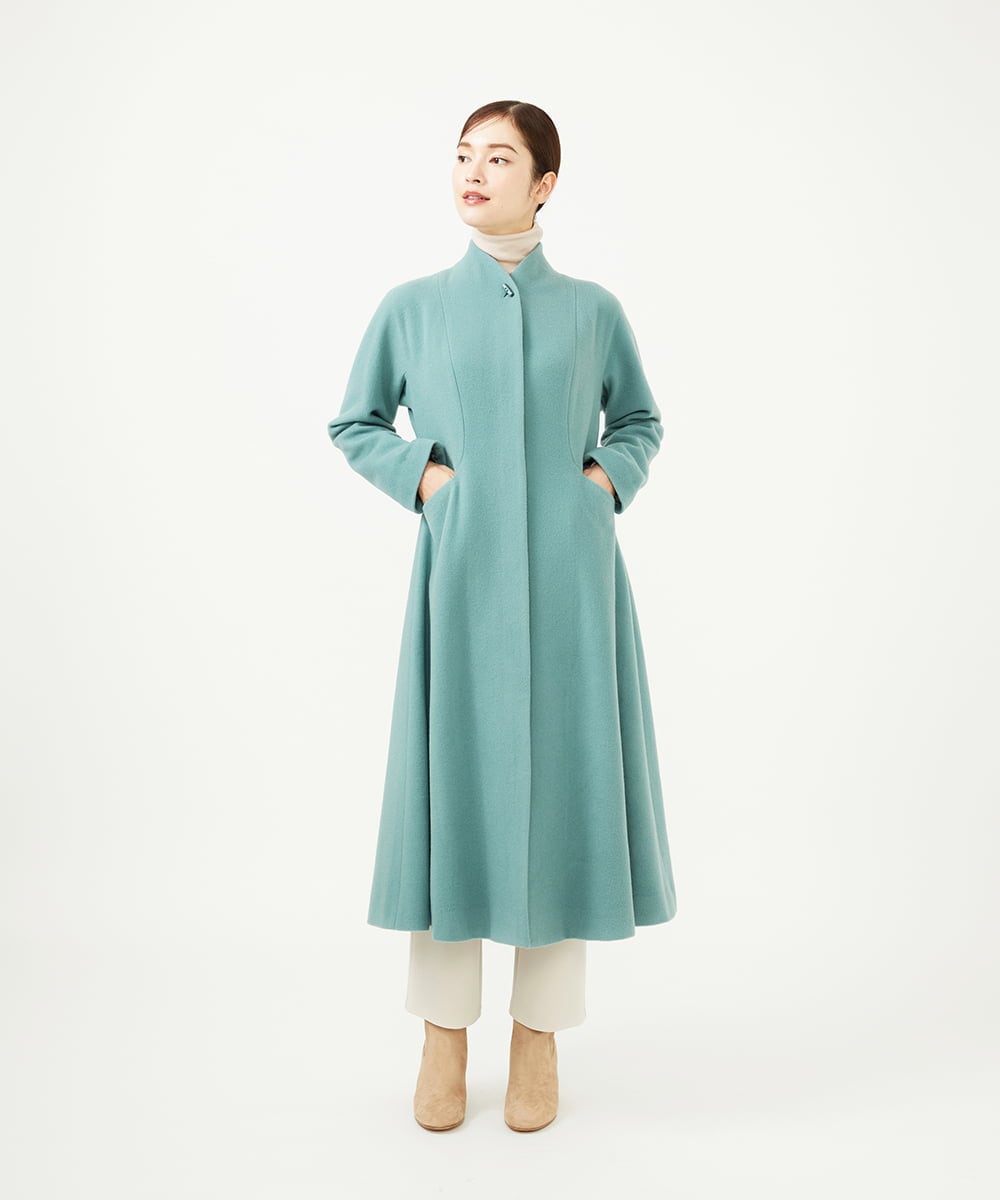 GBUAF31900 Sybilla(シビラ) 【早割10%OFF】メルトンドレスコート ライトブルー
