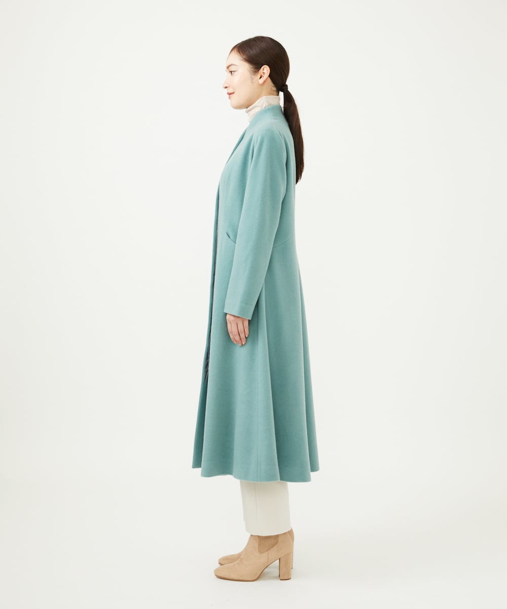 GBUAF31900 Sybilla(シビラ) 【早割10%OFF】メルトンドレスコート ライトブルー