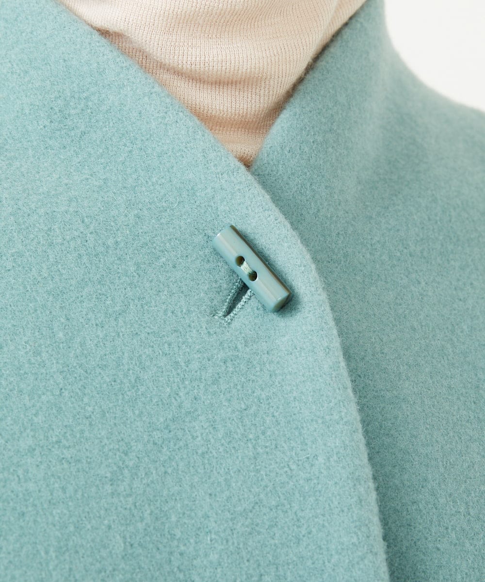 GBUAF31900 Sybilla(シビラ) 【早割10%OFF】メルトンドレスコート ライトブルー