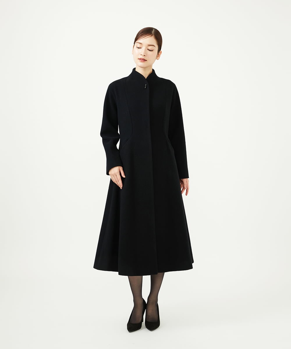 GBUAF31900 Sybilla(シビラ) 【早割10%OFF】メルトンドレスコート ブラック