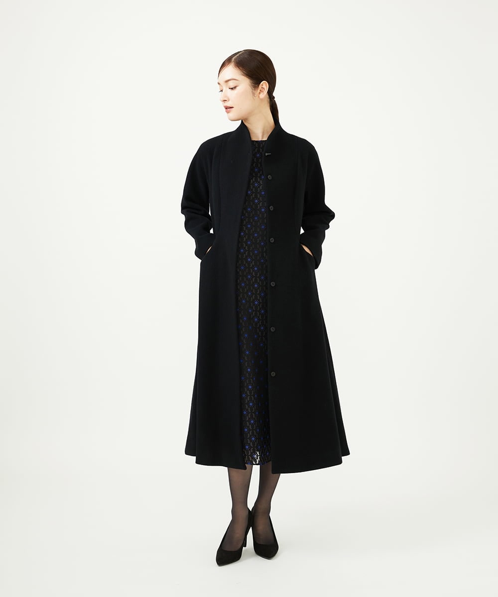 GBUAF31900 Sybilla(シビラ) 【早割10%OFF】メルトンドレスコート ブラック
