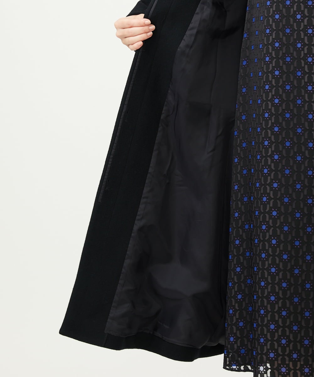 GBUAF31900 Sybilla(シビラ) 【早割10%OFF】メルトンドレスコート ブラック