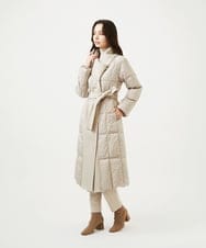 GBUAF32900 Sybilla(シビラ) ウールドッキングロングダウン ベージュ