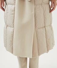 GBUAF32900 Sybilla(シビラ) ウールドッキングロングダウン ベージュ