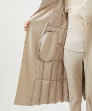 GBUAF32900 Sybilla(シビラ) ウールドッキングロングダウン ベージュ