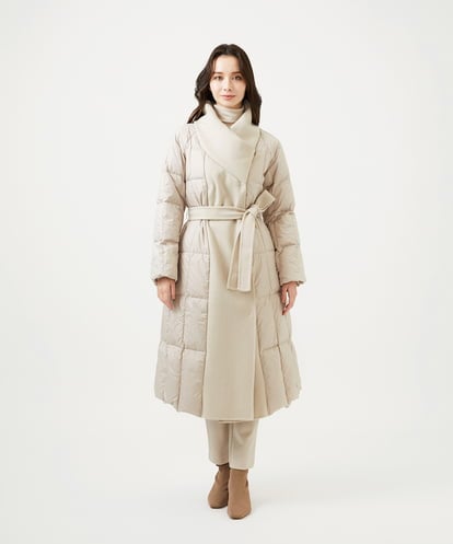 GBUAF32900 Sybilla ウールドッキングロングダウン