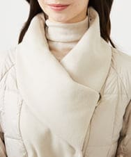 GBUAF32900 Sybilla(シビラ) ウールドッキングロングダウン ベージュ