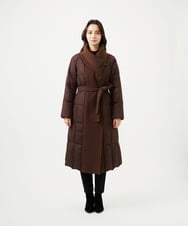 GBUAF32900 Sybilla(シビラ) ウールドッキングロングダウン ブラウン