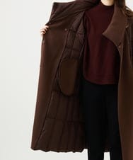 GBUAF32900 Sybilla(シビラ) ウールドッキングロングダウン ブラウン