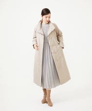 GBUAG21700 Sybilla(シビラ) スタンドカラーダウンコート ライトベージュ