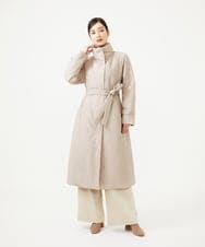 GBUAG21700 Sybilla(シビラ) スタンドカラーダウンコート ライトベージュ