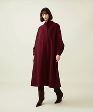 GBUAI09900 Sybilla(シビラ) 【先行予約】デザインスリーブロングコート バーガンディー