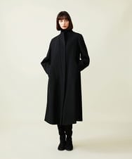 GBUAI09900 Sybilla(シビラ) 【先行予約】デザインスリーブロングコート ブラック