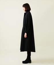 GBUAI09900 Sybilla(シビラ) 【先行予約】デザインスリーブロングコート ブラック