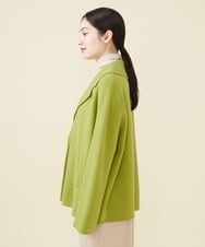 GBUAW14690 Sybilla(シビラ) 【ドラマ着用】ウールリバーハーフコート グリーン