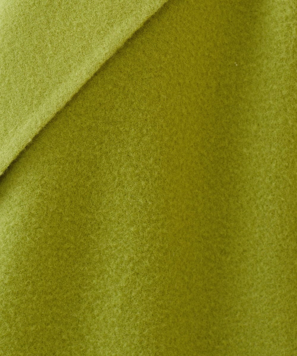 GBUAW14690 Sybilla(シビラ) 【ドラマ着用】ウールリバーハーフコート グリーン