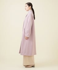 GBUAX18890 Sybilla(シビラ) デザインスリーブウールコート ピンク
