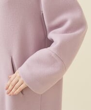 GBUAX18890 Sybilla(シビラ) デザインスリーブウールコート ピンク