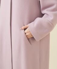 GBUAX18890 Sybilla(シビラ) デザインスリーブウールコート ピンク