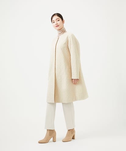 GBUCD41630 Sybilla シルク中綿キルトコート