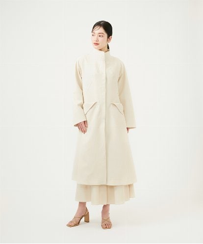 GBUEE29800 Sybilla スタンドカラーAラインコート