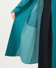 GBUGA02900 Sybilla(シビラ) ワッシャー加工ロングコート グリーン