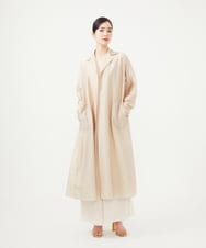 GBUGA02900 Sybilla(シビラ) ワッシャー加工ロングコート ベージュ