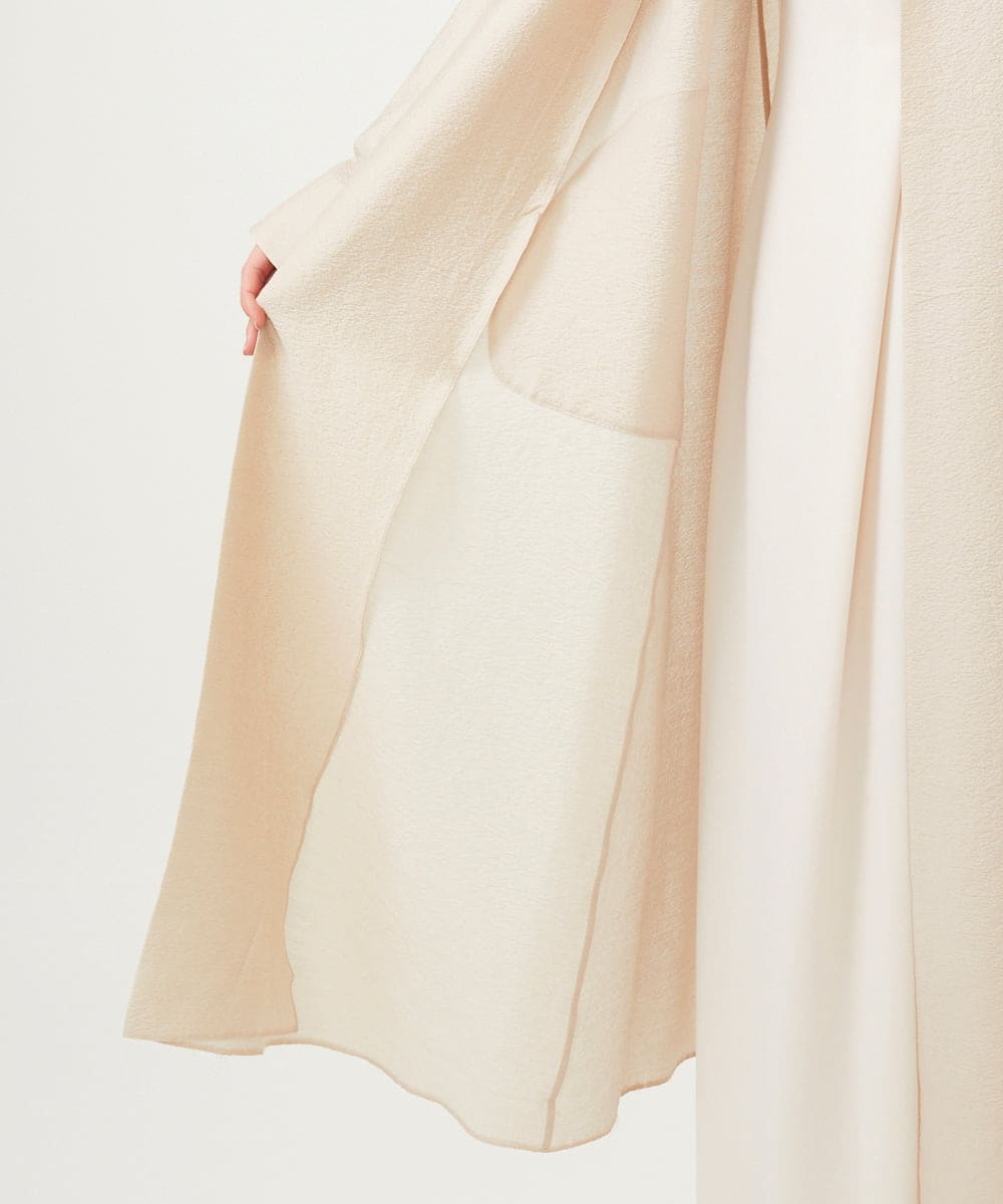 GBUGA02900 Sybilla(シビラ) ワッシャー加工ロングコート ベージュ