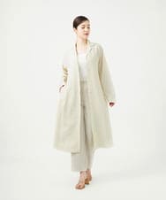 GBUGE05900 Sybilla(シビラ) シルクナイロンロングコート ライトベージュ