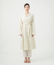 GBUGE05900 Sybilla(シビラ) シルクナイロンロングコート ライトベージュ