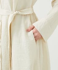 GBUGE05900 Sybilla(シビラ) シルクナイロンロングコート ライトベージュ