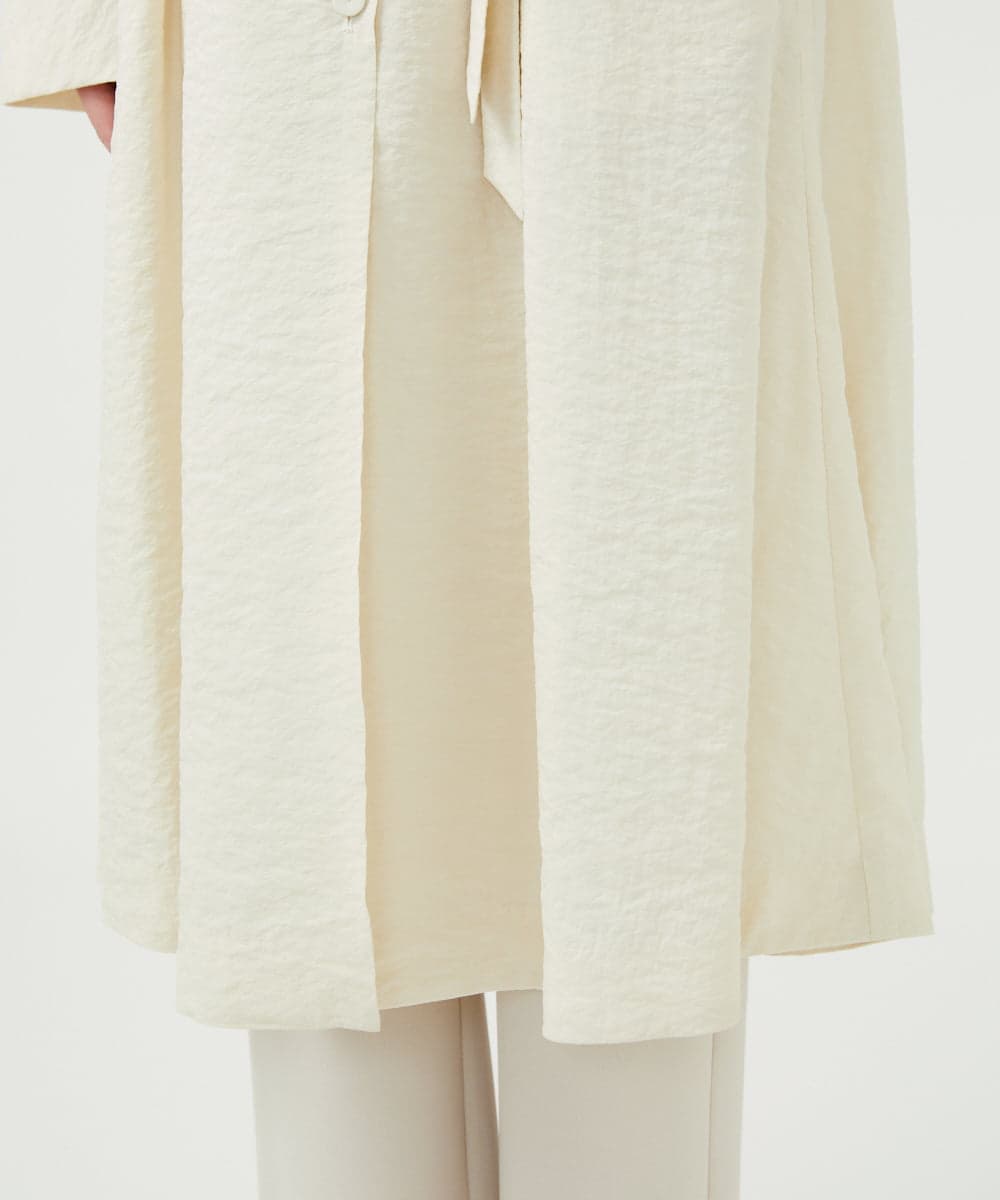 GBUGE05900 Sybilla(シビラ) シルクナイロンロングコート ライトベージュ