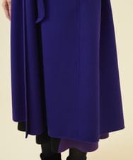 GBUVB02120 Sybilla(シビラ) 【ドラマ着用】ショールカラーリバーコート ブルー
