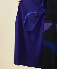 GBUVB02120 Sybilla(シビラ) 【ドラマ着用】ショールカラーリバーコート ブルー