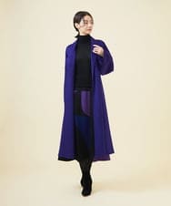 GBUVB02120 Sybilla(シビラ) 【ドラマ着用】ショールカラーリバーコート ブルー