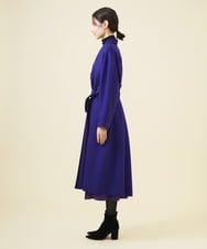 GBUVB02120 Sybilla(シビラ) 【ドラマ着用】ショールカラーリバーコート ブルー