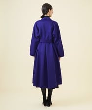 GBUVB02120 Sybilla(シビラ) 【ドラマ着用】ショールカラーリバーコート ブルー