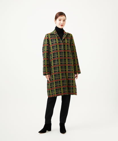 GBUVE01120 Sybilla ロービングチェックコート