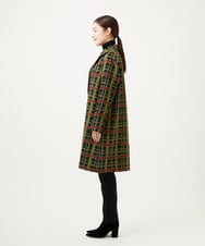 GBUVE01120 Sybilla(シビラ) ロービングチェックコート ブラック系