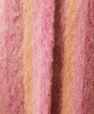 GBUVF01130 Sybilla(シビラ) モヘヤストライプコート ピンク系