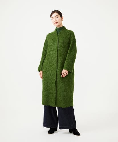 GBUVH02110 Sybilla モヘヤループロングコート