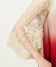 GDBAF05430 Sybilla(シビラ) サークルラメレースボレロ ゴールド