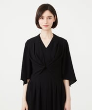GDBAG04290 Sybilla(シビラ) タックデザインボレロ ブラック